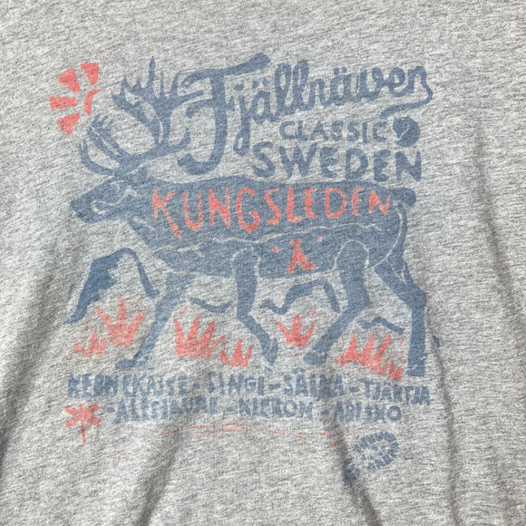 【Women's S グレー系】 Fjallraven ( フェールラーベン ) クラシック SWE ティーシャツ Classic SWE T-Shirt オーガニックコットン ウェア トップス インナー シャツ ショートスリーブTシャツ クルーネック 化繊 z000