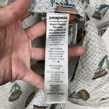 【Men's XL ホワイト系】 2023 Patagonia ( パタゴニア ) ゴー トゥ シャツ Go To Shirt SMRW オーガニックコットン ウェア トップス インナー シャツ ショートスリーブシャツ 化繊 z00059987 SMRW 化繊 ショー