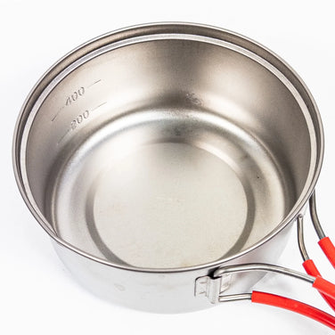 One Size Gray Evernew Titanium Ultralight Cooker 1 Titanium Cookware Cookware Pot z00053441