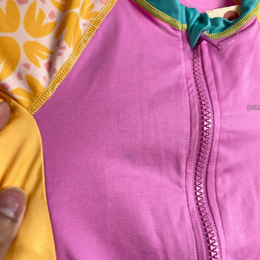【Baby's 3T オレンジ系】 2020 Patagonia ( パタゴニア ) スイム ロンパース Swim Romper MBPI ナイロン ウェア トップス インナー シャツ ロングスリーブシャツ 化繊 z00058083 MBPI 化繊 ロングスリーブシャツ