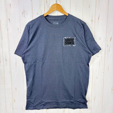 【Men's L Navy Series】 Mountain Hardwear Happy Trails Short Sleeve OM6911 053 z00056039 053 Synthetic Short Sleeve T-shirt