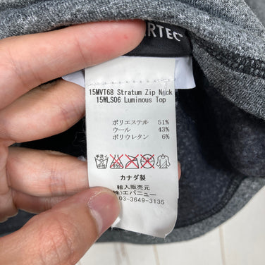 【Men's M グレー系】 Westcomb ( ウエストコム ) ストレイタム ジップ ネック Stratum Zip Neck 入手困難 PowerWool ポリエステル ウェア トップス アウター ジャケット フリース z00059369  フリース アウ