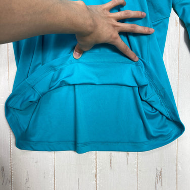 【Women's L ブルー系】 Haglofs ( ホグロフス ) パルス ツー ロングスリーブ ジップ ティー Puls II Long Sleeve Zip Tee ポリエステル ウェア トップス インナー シャツ ロングスリーブシャツ 化繊 z00059877