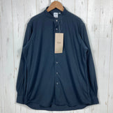 【Men's XL ブラック系】 Bring ( ブリング ) ドライコットニー スタンドカラー シャツ Drycottony Stand Collar Shirt ポリエステル ウェア トップス インナー シャツ ロングスリーブTシャツ クルーネック 化繊 z000