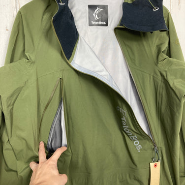 【Men's L グリーン系】 Teton Bros ( ティートンブロス ) ツルギ ジャケット Tsurugi Jacket Täsmä 50D ストレッチ ハードシェル ナイロン ウェア トップス アウター ジャケット ハードシェル z00060833  ハー
