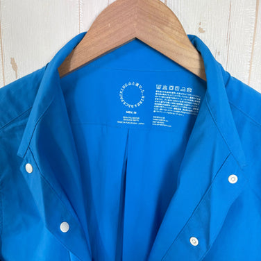 【Men's M ブルー系】 Yamatomichi ( 山と道 ) ユーエル ショートスリーブ シャツ UL Short Sleeve Shirt 超軽量｜UPF30+｜耐久撥水 ポリエステル ウェア トップス インナー シャツ ショートスリーブシャツ 化繊 z