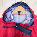 【Men's S レッド系】 1997 Patagonia ( パタゴニア ) トリオレット ジャケット TRIOLET JACKETS Burnt Chili / Classic Navy ナイロン ウェア トップス アウター ジャケット ハードシェル z000-5