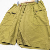 Men's Medium Green Shinogi by Axesquin (Ryo by Axesquin) Aonero Short Nylon Windshell Shorts (z00053002)
