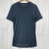 【Men's M ブラック系】 Finetrack ( ファイントラック ) ドライレイヤーベーシックT ポリエステル ウェア トップス インナー シャツ ショートスリーブTシャツ クルーネック 化繊 z00054541  化繊 ショートスリーブTシャツ クルーネッ