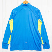 Men's Asics FT Long Sleeve Zip Top, Size L, Blue. Polyester, Synthetic Fiber. Long Sleeve Shirt. z00052998. Synthetic Fiber. Long Sleeve Shirt.