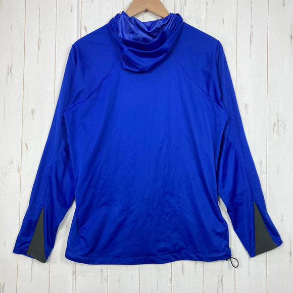 【Men's M ブルー系】 Finetrack ( ファイントラック ) ニュウモラップ フーディ Pneumo Wrap Hoody ポリエステル ウェア トップス アウター ジャケット ソフトシェル GORE-TEX Windstopper ( ゴアテックス