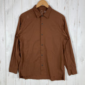 【Unisex M ブラウン系】 Yamatomichi ( 山と道 ) UL シャツ UL Shirt Pertex Quantum Air 超軽量 ナイロン ウェア トップス インナー シャツ ロングスリーブシャツ 化繊 z00061017  化繊 ロングスリーブ