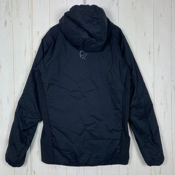 【Men's S ブラック系】 Norrona ( ノローナ ) フェムンド サーモ60 ジップ フード Femund Thermo60 Zip Hood 化繊ダウン ウェア トップス アウター ジャケット 化繊インサレーション プリマロフト・ブラック・インサレーシ - 0