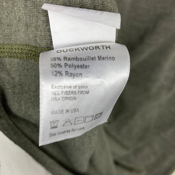 【Women's M グリーン系】 Duckworth（ダックワース） ヴェイパー ティー Vapor Tee メリノウール ウェア トップス インナー シャツ ショートスリーブTシャツ クルーネック ウール z00053831  ウール ショートスリーブTシャツ クル
