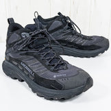 男士 Merrell Moab Speed 2 Mid Gore-Tex 徒步靴，尺码 29.0 厘米，黑色（z00053317）