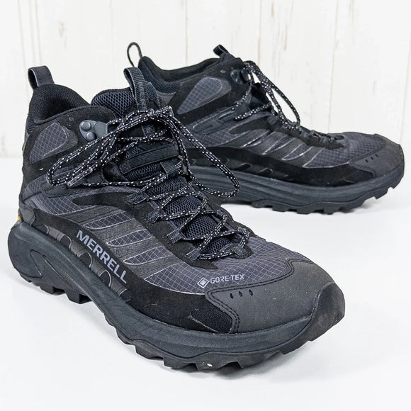 【Men's 29.0cm ブラック系】 Merrell ( メレル ) モアブ スピード 2 ミッド ゴアテックス MOAB SPEED 2 MID GORE-TEX フットウェア トレッキングブーツ z00053317  トレッキングブーツ フットウェア