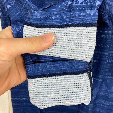 【Women's M ネイビー系】 Marmot ( マーモット ) ブレッシュニット エスニック ロングスリーブ クルー Bresh Knit Ethnic L/S Crew Climb Skin Air Cool 冷感 ストレッチ ポリエステル ウェア トップス イ
