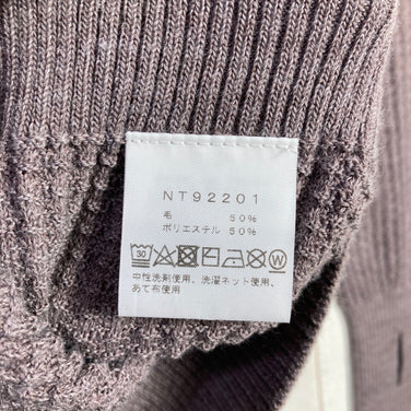 【Men's S パープル系】 The North Face ( ザ・ノースフェイス ) グローブフィットハイネック Globefit High Neck ウール ウェア トップス インナー シャツ ロングスリーブシャツ ウール z00054773  ウール ロング