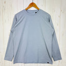 【Men's S グレー系】 Karrimor ( カリマー ) コンフォート ロング スリーブ ティー comfort L/S T ライトグレー ポリエステル ウェア トップス インナー シャツ ロングスリーブTシャツ クルーネック 化繊 z00058003 ラ-1