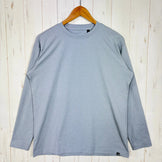 【Men's S グレー系】 Karrimor ( カリマー ) コンフォート ロング スリーブ ティー comfort L/S T ライトグレー ポリエステル ウェア トップス インナー シャツ ロングスリーブTシャツ クルーネック 化繊 z00058003 ラ