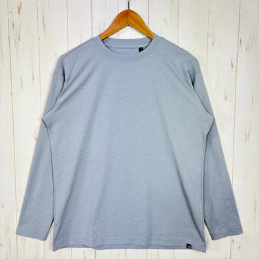【Men's S グレー系】 Karrimor ( カリマー ) コンフォート ロング スリーブ ティー comfort L/S T ライトグレー ポリエステル ウェア トップス インナー シャツ ロングスリーブTシャツ クルーネック 化繊 z00058003 ラ