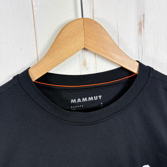 【Men's S ブラック系】 Mammut ( マムート ) QD ロゴ プリント Tシャツ アジアンフィット QD Logo Print T-Shirt AF Men 速乾 軽量 ストレッチ ポリエステル ウェア トップス インナー シャツ ショートスリーブTシ