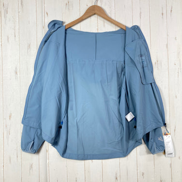 【Unisex S ブルー系】 Paper Sky Wear ( ペーパースカイ ウェア ) ウィンド シェル フーディー Wind Shell Hoodie 73（Blue Gray） ナイロン ウェア トップス アウター ジャケット ウィンドシェル z00056
