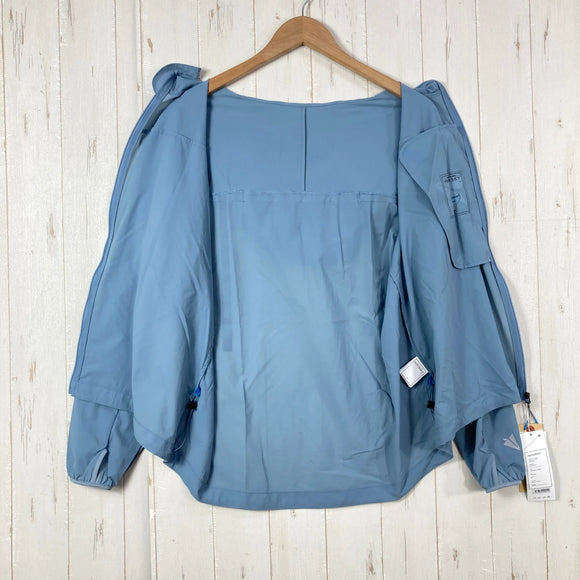 【Unisex S ブルー系】 Paper Sky Wear ( ペーパースカイ ウェア ) ウィンド シェル フーディー Wind Shell Hoodie 73（Blue Gray） ナイロン ウェア トップス アウター ジャケット ウィンドシェル z00056