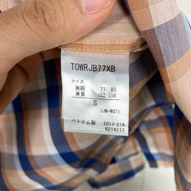 【Women's S オレンジ系】 Marmot ( マーモット ) ロングスリーブ チェックシャツ Long Sleeve Check Shirt ポリエステル・コットン混 ポリエステル ウェア トップス インナー シャツ ロングスリーブシャツ コットン z00061