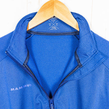 男士小号蓝色 Mammut Nair ML 夹克 AF 涤纶羊毛夹克 (Z00052910)