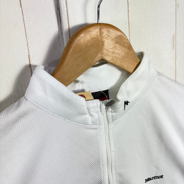 【Men's XL ホワイト系】 Marmot ( マーモット ) ロングスリーブ ハーフジップ シャツ ポリエステル ウェア トップス インナー シャツ ロングスリーブシャツ 化繊 z00061068  化繊 ロングスリーブシャツ インナー シャツ トップス ウェア