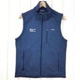 【Men's S ブルー系】 Patagonia ( パタゴニア ) ベター セーター ベスト Better Sweater Vest フリース 企業刺繍 ユニフォーム 25881 International Men's フリース ベスト トップス ウェア - 【公式】2ndGEAR（セカンドギア）Webショップ【登山用品・アウトドア用品専門 買取販売店】