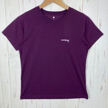 【Women's S Purple】 Montbell Wic. T Willisch Pickel Polyester Wear Top Inner Shirt Short Sleeve T-Shirt Crew Neck Synthetic z000556