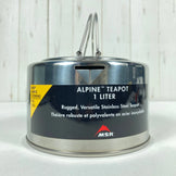 One Size Silver MSR Alpine Teapot (Discontinued Model, Hard to Find) Stainless Steel Cookware Kettle (z00054251)