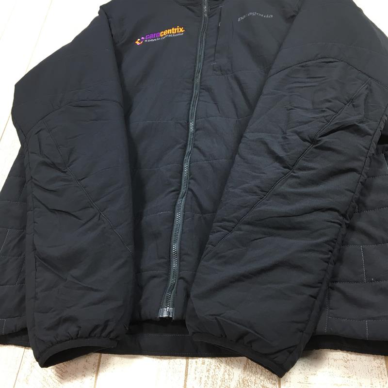 【Men's L ブラック系】 Patagonia ( パタゴニア ) ナノエア ジャケット Nano-Air Jacket フルレンジ インサレーション 企業刺繍 ユニフォーム 入手困難 84250 International Men's BLK Black 化繊