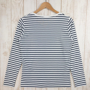 【Women's L ブルー系】 Montbell ( モンベル ) Wic.ボーダー ロングスリーブt 長袖 ウィックロン Tシャツ 1114544 Asian Women's IV/DN 化繊 ロングスリーブTシャツ クルーネック インナー シャツ トップス ウェ - 【公式】2ndGEAR（セカンドギア）Webショップ【登山用品・アウトドア用品専門 買取販売店】