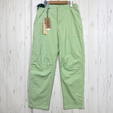 Women's S Green Rab Rowtor Pants QFW-08 FGR z00058285 FGR Softshell Long Pants Bottoms Apparel