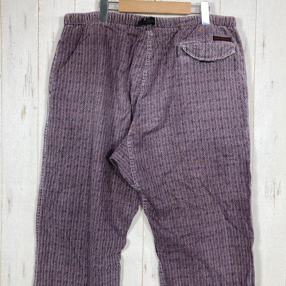【Men's L パープル系】 1990s Gramicci ( グラミチ ) パターンド クライミングパンツ Patterned Climbing Pant 旧タグ 入手困難 ボックスロゴ コットン ウェア ボトムス ロングパンツ コットン z00061069