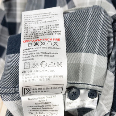 【Men's L ネイビー系】 Mammut ( マムート ) トロヴァット ロングスリーブ シャツ Trovat Longsleeve Shirt 1015-00700 Men's Granit / Marine コットン ロングスリーブシャツ インナー シャツ - 【公式】2ndGEAR（セカンドギア）Webショップ【登山用品・アウトドア用品専門 買取販売店】