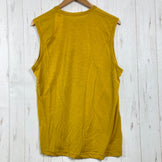 【Men's L イエロー系】 Yamatomichi ( 山と道 ) 100% メリノ ライト スリーブレス 100% Merino Light Sleeveless メリノウール ウェア トップス インナー シャツ タンクトップ ノースリーブシャツ z00058