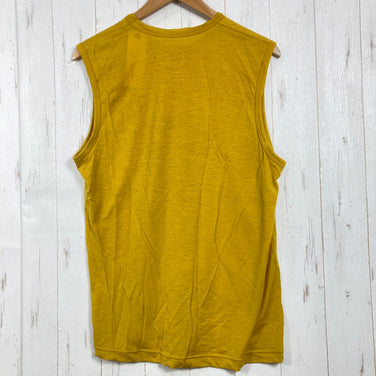 【Men's L イエロー系】 Yamatomichi ( 山と道 ) 100% メリノ ライト スリーブレス 100% Merino Light Sleeveless メリノウール ウェア トップス インナー シャツ タンクトップ ノースリーブシャツ z00058