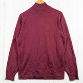 男士 M 红色 Smartwool Sportknit 半拉链美利奴羊毛长袖衬衫 (Z00052790)