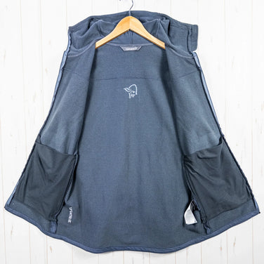 男式 M 海军蓝 Norrona Lyngen Powerstretch Pro 连帽衫、尼龙羊毛上衣、外套、z00052996