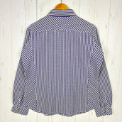 【Women's M パープル系】 Millet ( ミレー ) ドライタッチ シアサッカー ロングスリーブ シャツ ポリエステル ウェア トップス インナー シャツ ロングスリーブシャツ 化繊 z00055012  化繊 ロングスリーブシャツ インナー シャツ トップ