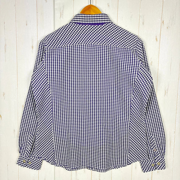 【Women's M パープル系】 Millet ( ミレー ) ドライタッチ シアサッカー ロングスリーブ シャツ ポリエステル ウェア トップス インナー シャツ ロングスリーブシャツ 化繊 z00055012  化繊 ロングスリーブシャツ インナー シャツ トップ