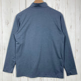 【Men's S グレー系】 Montbell ( モンベル ) ウイックロン UVテクト ロングスリーブ ジップシャツ WIC.UV Tec Long Sleeve Zip Shirt ポリエステル ウェア トップス インナー シャツ ロングスリーブシャツ 化
