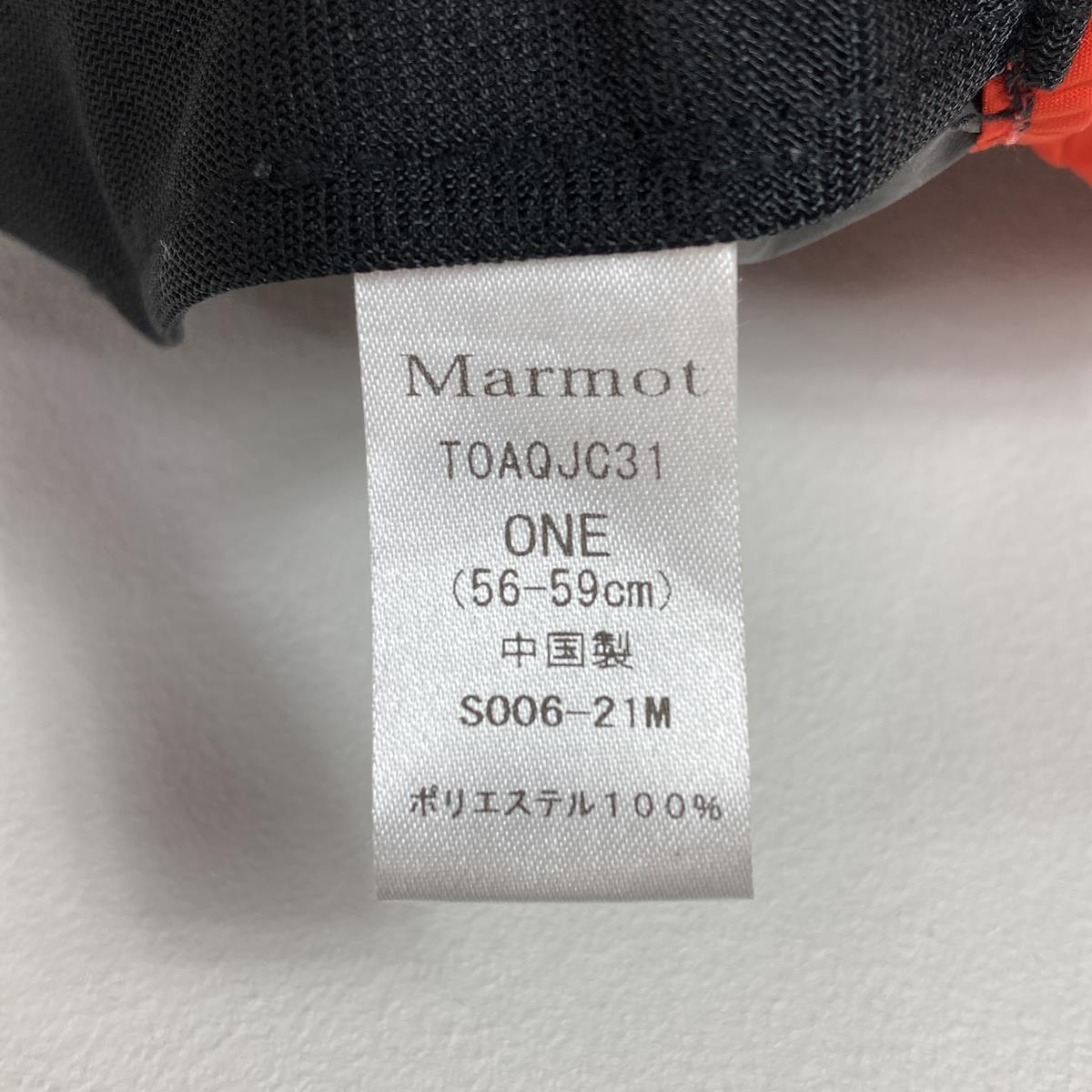 【Unisex OneSize Orange】Marmot Gore-Tex 帽子 防水透气帽子 TOAQJC31 男女通用帽子 头饰 配饰