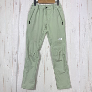 【Women's S グリーン系】 The North Face ( ザ・ノースフェイス ) アルパイン ライト パンツ Alpine Light Pant ナイロン ウェア ボトムス ロングパンツ ソフトシェル z00059729  ソフトシェル ロングパンツ ボトム