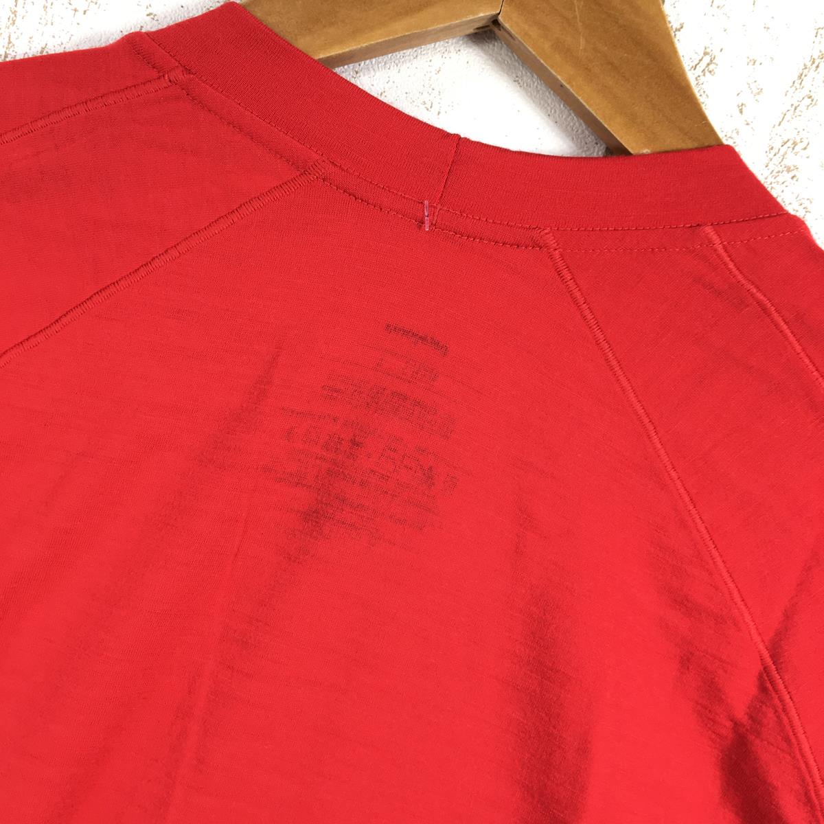 【Men's L レッド系】 Patagonia ( パタゴニア ) メリノ 2 ライトウェイト Tシャツ Merino 2 Lw Lightweight T-Shirt メリノウール ベースレイヤー デッドストック 入手困難 36710 Internationa