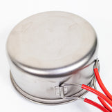One Size Gray Evernew Titanium Ultralight Cooker 1 Titanium Cookware Cookware Pot z00053441
